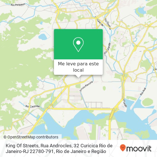 King Of Streets, Rua Androcles, 32 Curicica Rio de Janeiro-RJ 22780-791 mapa