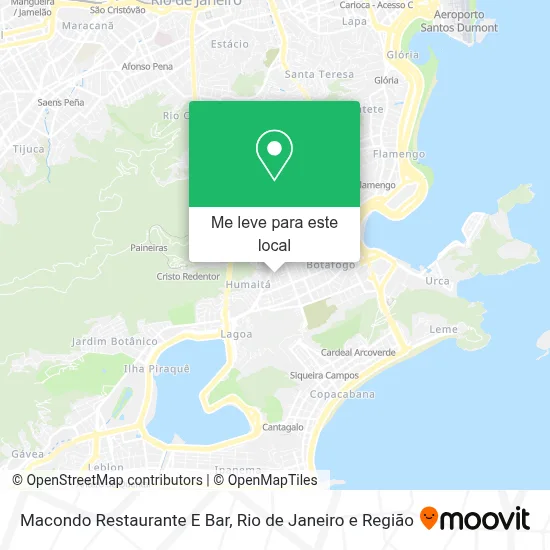 Macondo Restaurante E Bar mapa