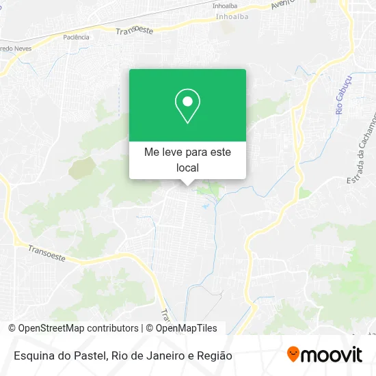 Esquina do Pastel mapa