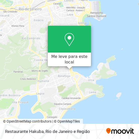 Restaurante Hakuba mapa