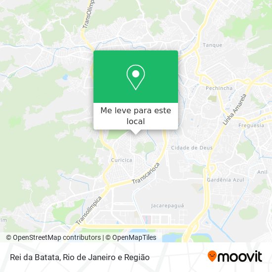 Rei da Batata mapa