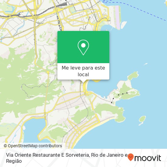 Via Oriente Restaurante E Sorveteria, Praia de Botafogo, 316 Botafogo Rio de Janeiro-RJ 22250-040 mapa
