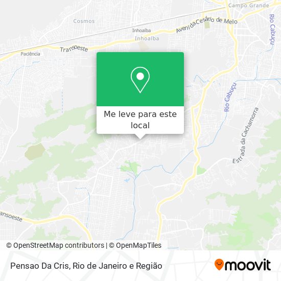 Pensao Da Cris mapa