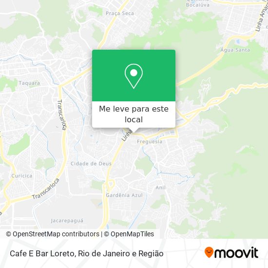 Cafe E Bar Loreto mapa