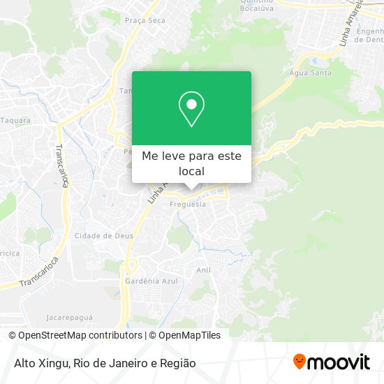Alto Xingu mapa