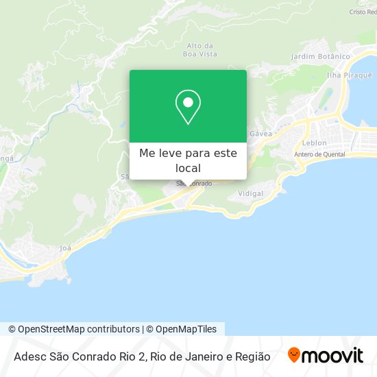 Adesc São Conrado Rio 2 mapa