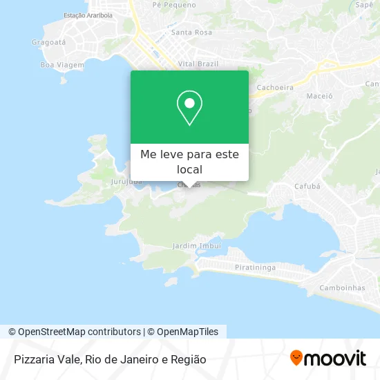 Pizzaria Vale mapa