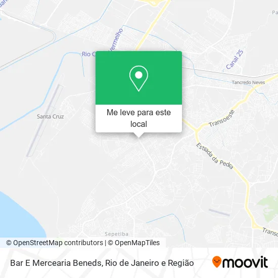 Bar E Mercearia Beneds mapa