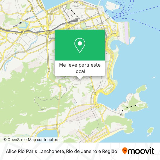 Alice Rio Paris Lanchonete mapa