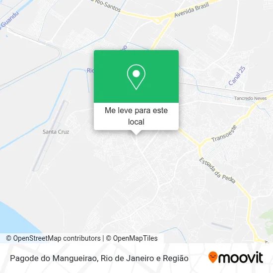 Pagode do Mangueirao mapa