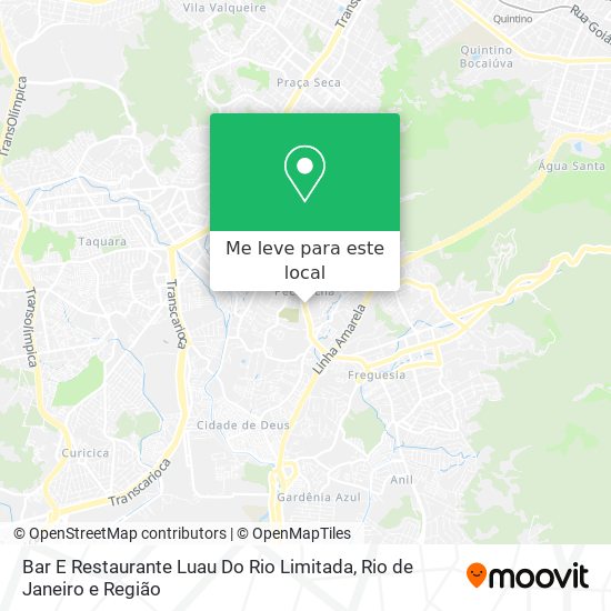 Bar E Restaurante Luau Do Rio Limitada mapa