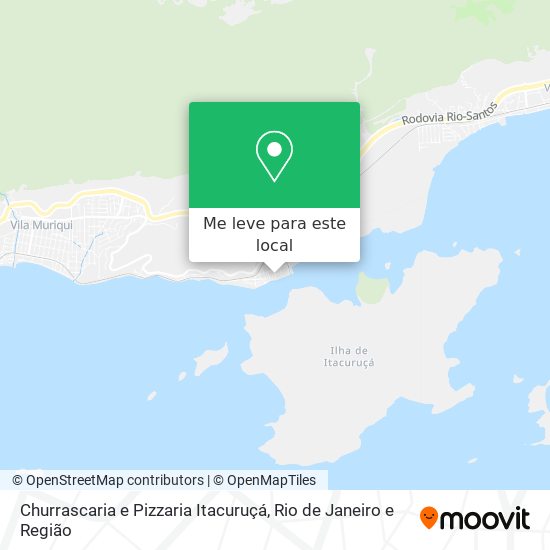 Churrascaria e Pizzaria Itacuruçá mapa
