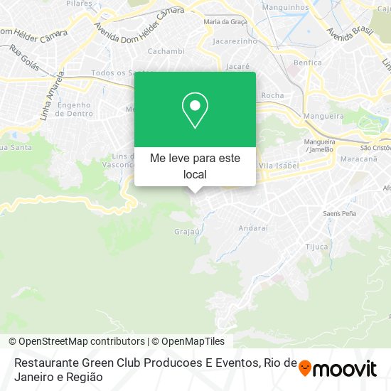 Restaurante Green Club Producoes E Eventos mapa