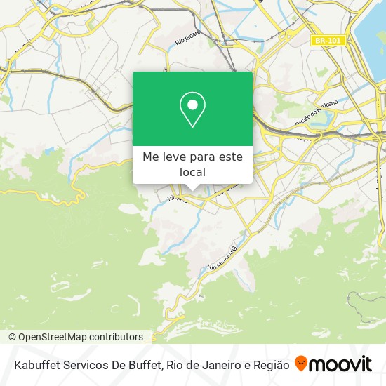 Kabuffet Servicos De Buffet mapa