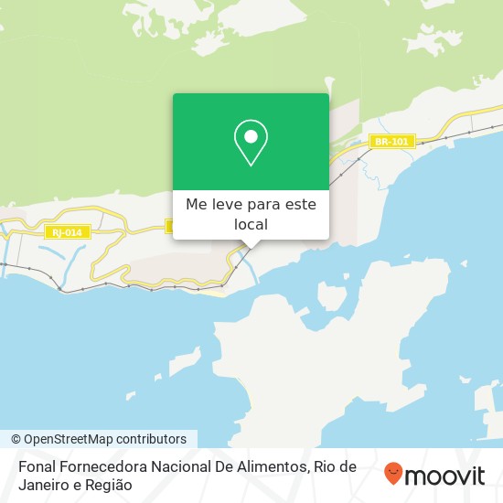 Fonal Fornecedora Nacional De Alimentos, Rua Boa Vista, 235 Brasilinha Mangaratiba-RJ 23860-000 mapa