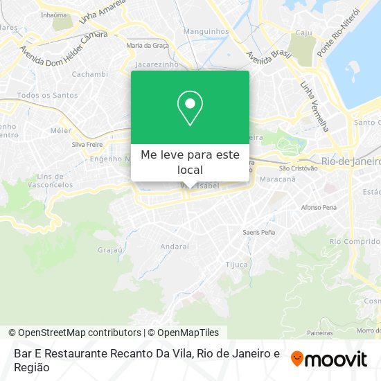 Bar E Restaurante Recanto Da Vila mapa