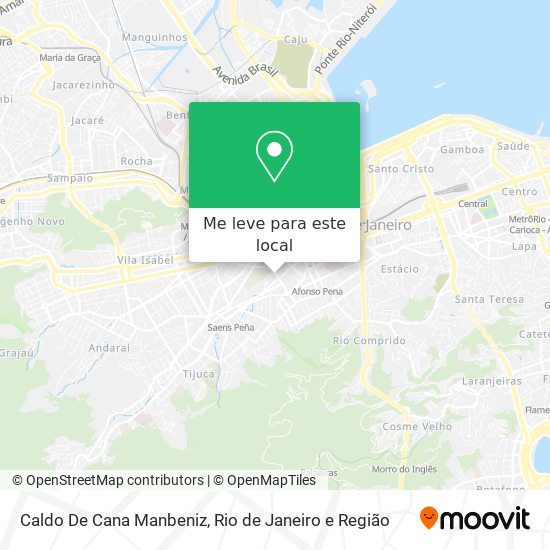Caldo De Cana Manbeniz mapa