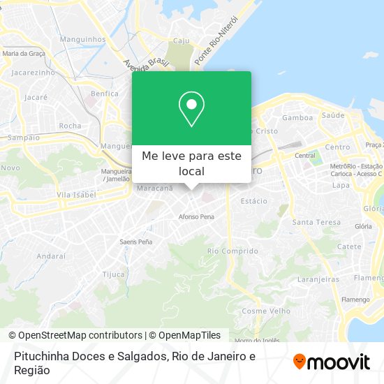 Pituchinha Doces e Salgados mapa