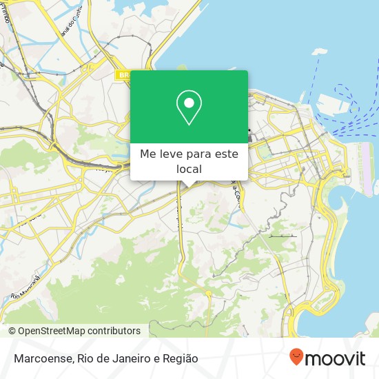 Marcoense, Rua Sampaio Ferraz, 3 Estácio Rio de Janeiro-RJ 20250-040 mapa