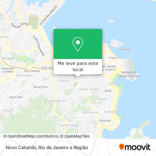 Novo Catumbi mapa