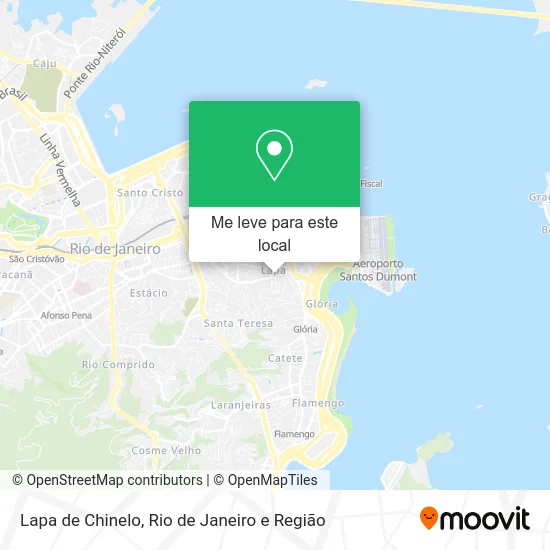 Lapa de Chinelo mapa