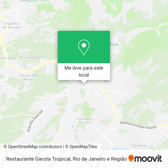 Restaurante Garota Tropical mapa
