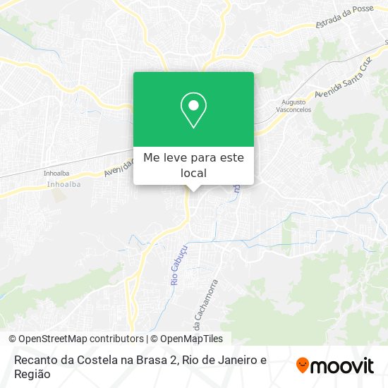 Recanto da Costela na Brasa 2 mapa