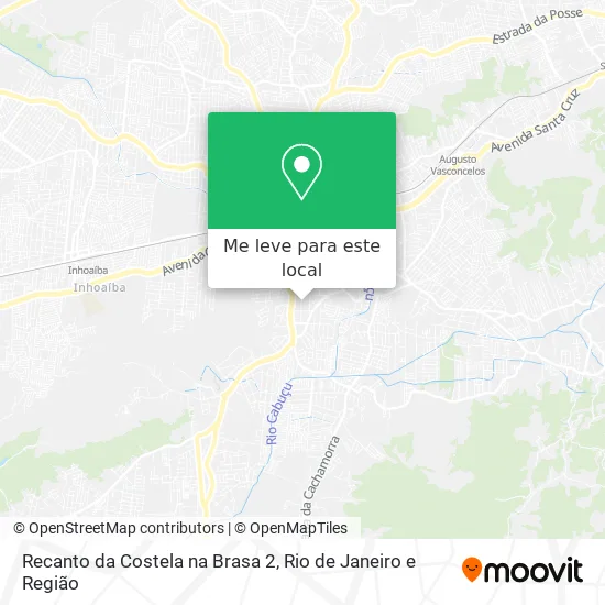 Recanto da Costela na Brasa 2 mapa