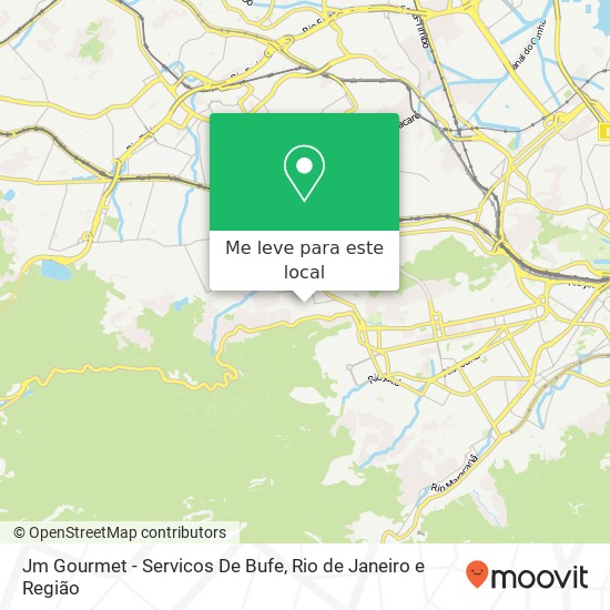 Jm Gourmet - Servicos De Bufe, Rua Araújo Leitão, 532 Engenho Novo Rio de Janeiro-RJ 20715-310 mapa