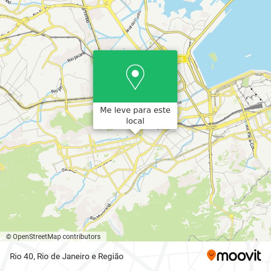 Rio 40 mapa
