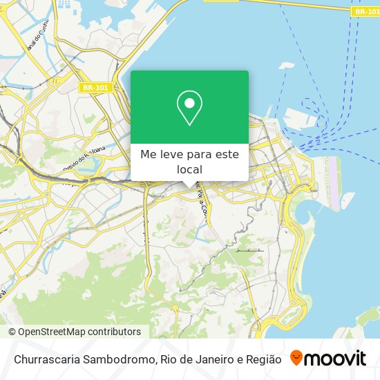 Churrascaria Sambodromo mapa