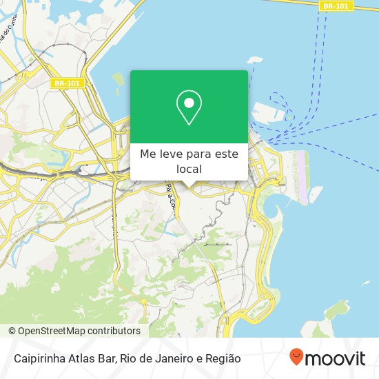 Caipirinha Atlas Bar, Rua Riachuelo, 333B Santa Teresa Rio de Janeiro-RJ 20230-014 mapa