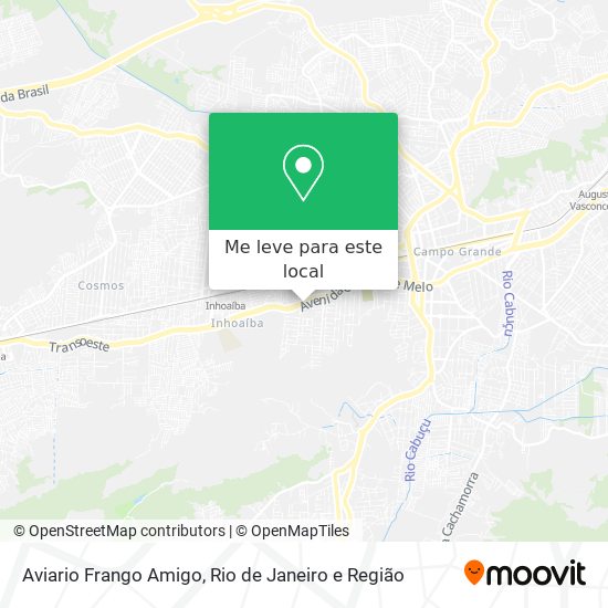 Aviario Frango Amigo mapa