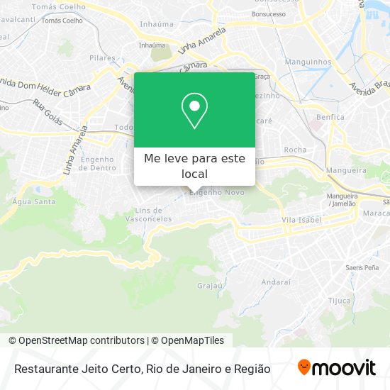 Restaurante Jeito Certo mapa