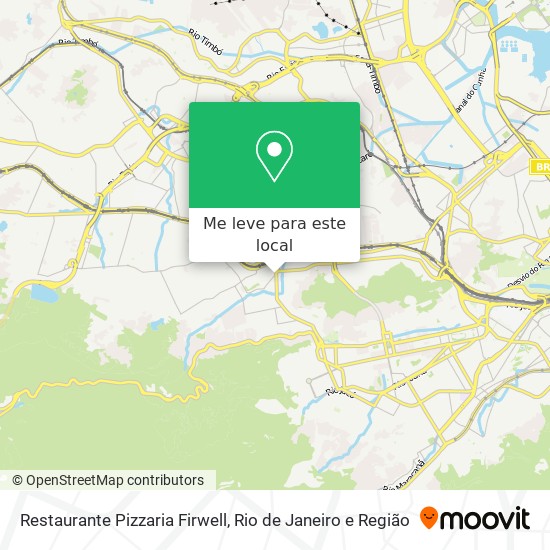 Restaurante Pizzaria Firwell mapa