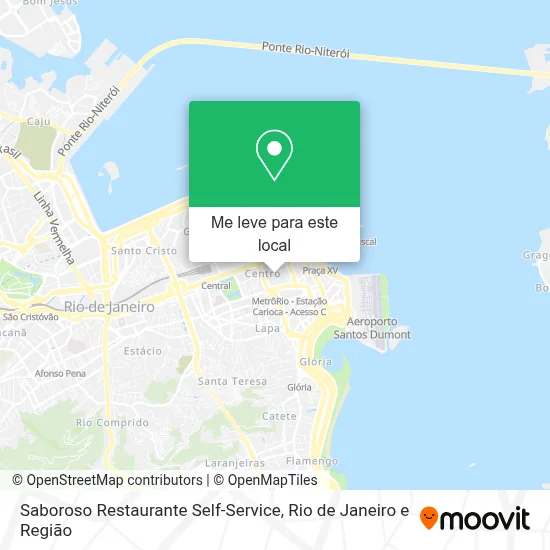 Saboroso Restaurante Self-Service mapa