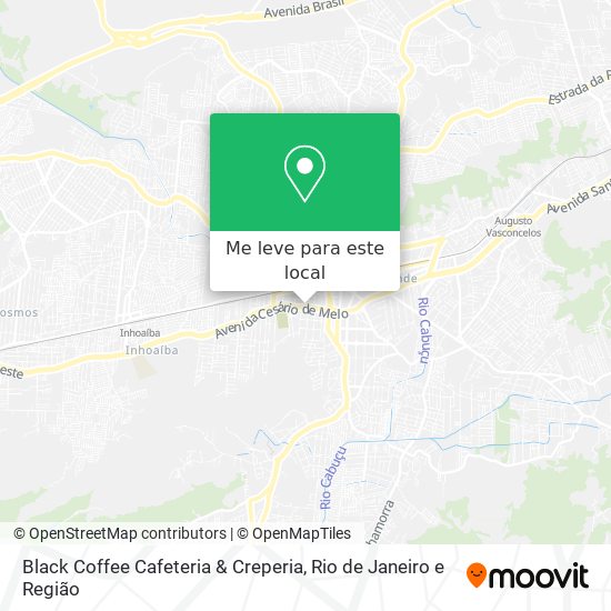 Black Coffee Cafeteria & Creperia mapa