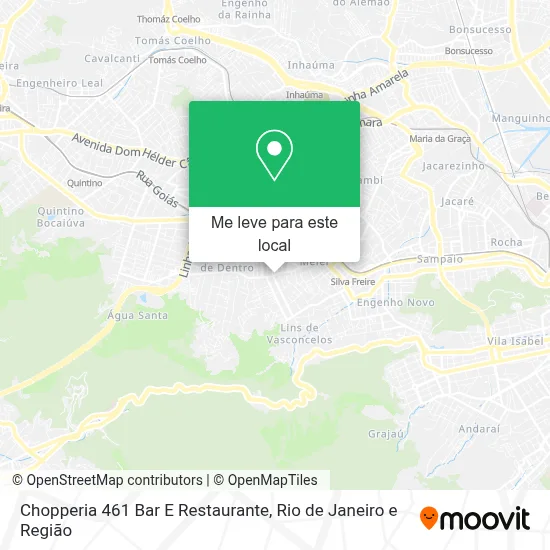 Chopperia 461 Bar E Restaurante mapa