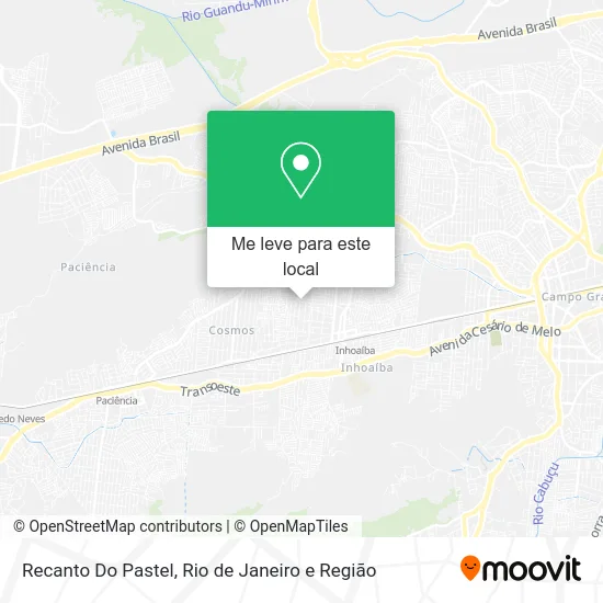 Recanto Do Pastel mapa