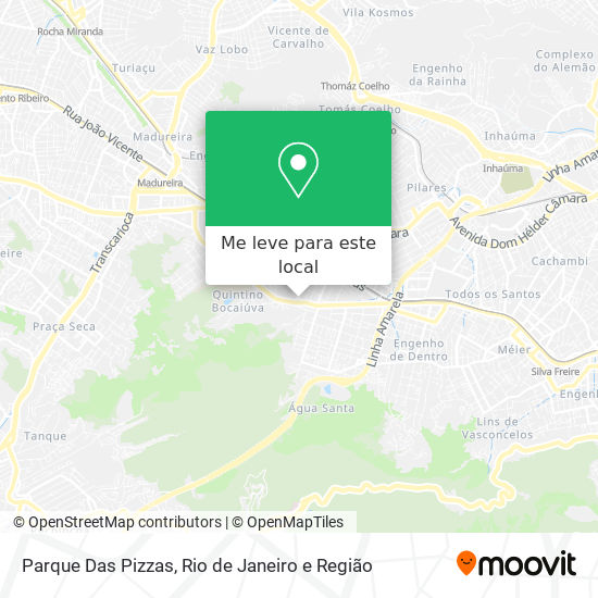 Parque Das Pizzas mapa