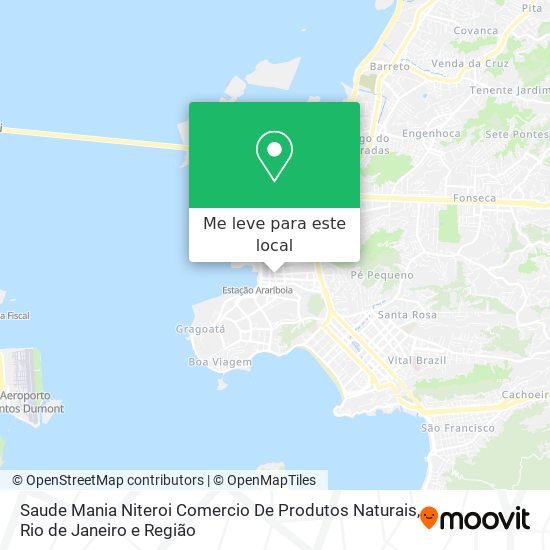 Saude Mania Niteroi Comercio De Produtos Naturais mapa