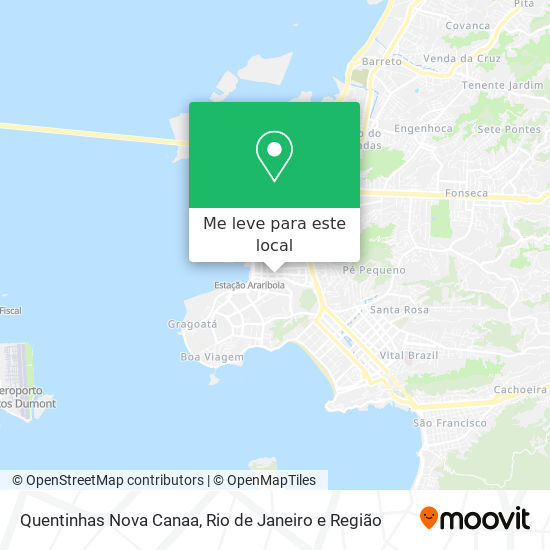 Quentinhas Nova Canaa mapa