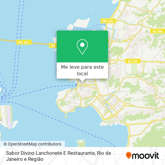 Sabor Divino Lanchonete E Restaurante mapa