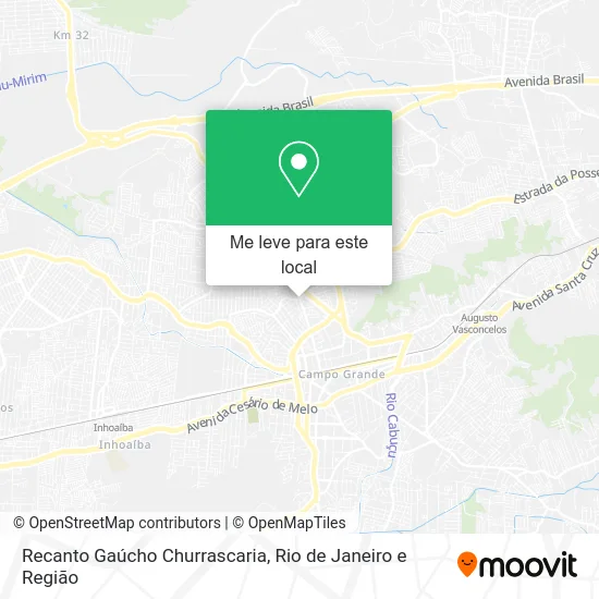 Recanto Gaúcho Churrascaria mapa
