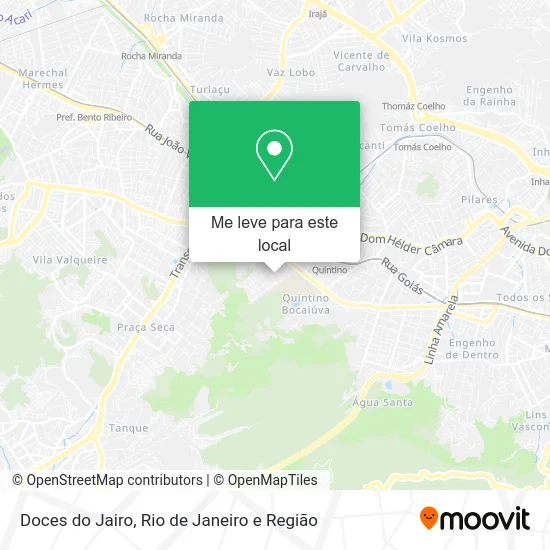 Doces do Jairo mapa
