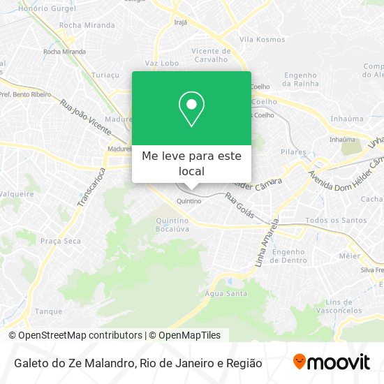 Galeto do Ze Malandro mapa