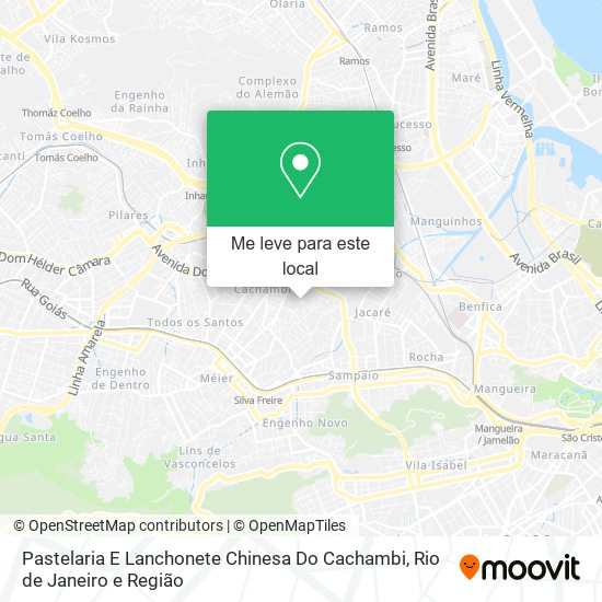 Pastelaria E Lanchonete Chinesa Do Cachambi mapa