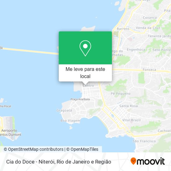 Cia do Doce - Niterói mapa