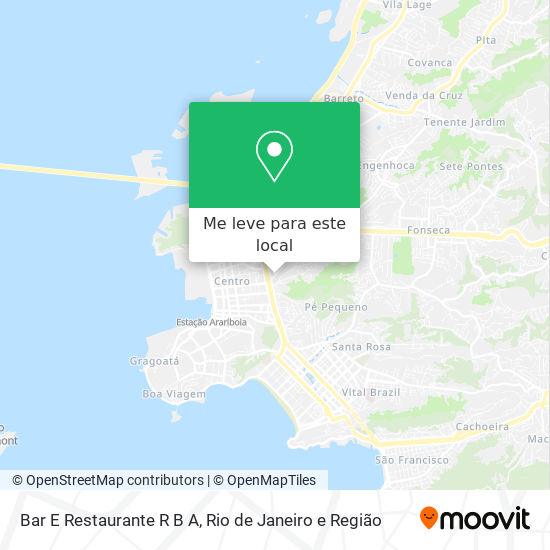 Bar E Restaurante R B A mapa