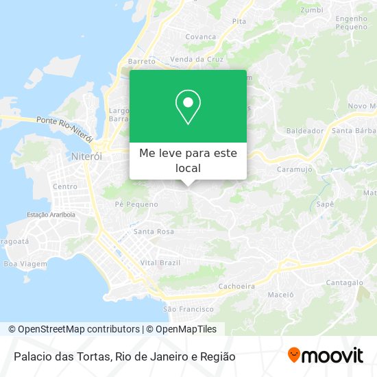 Palacio das Tortas mapa
